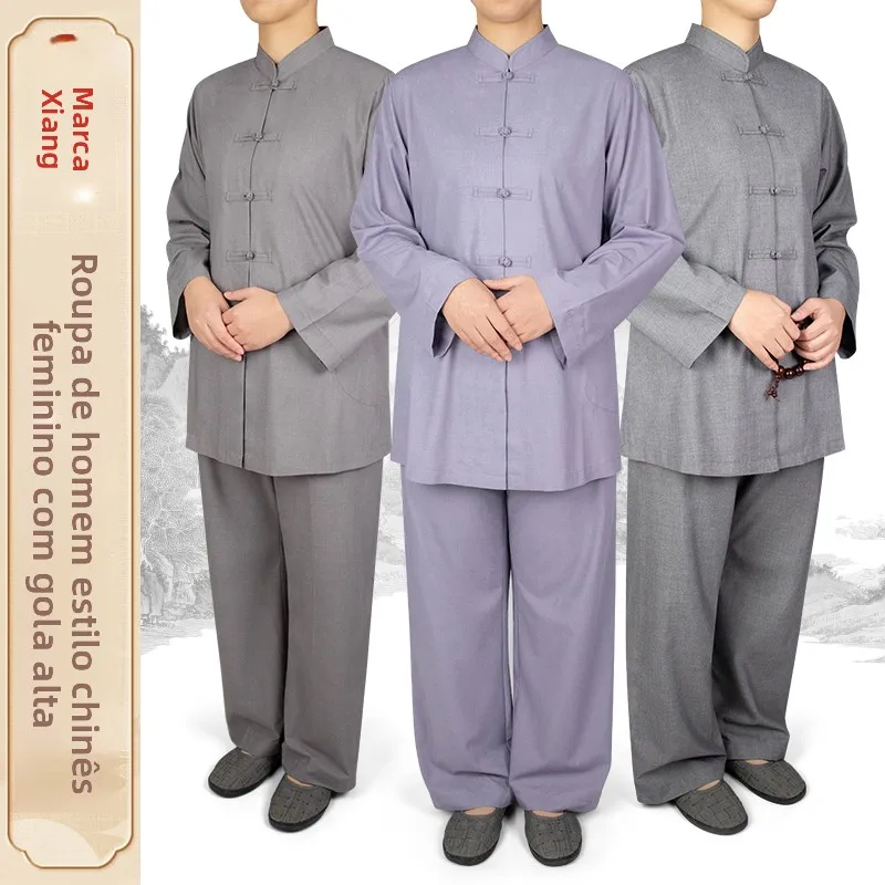 pure-cotton-loose-women's-zen-meditation-set-monastery-style-summer-casual-wear-comfortable-breathable-traditional-chinese-fa