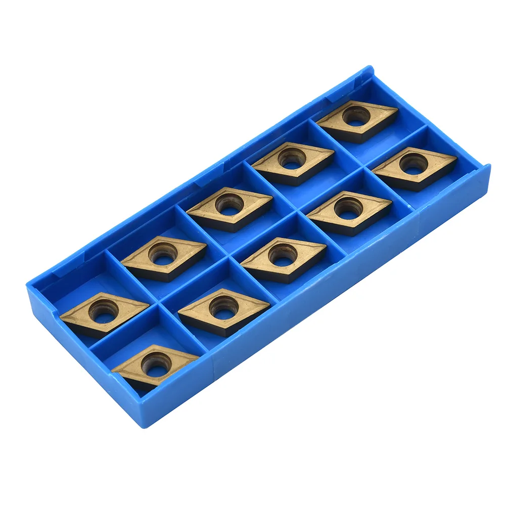 

Вставки DCMT11T304-HM YBC251 Лезвие 10 шт./комплект Аксессуары Твердосплавные DCMT11T304-HM YBC251 Для получистовой обработки Полезные
