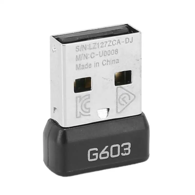 جهاز استقبال ماوس عالي الأداء 652F لماوس لاسلكي G603 بتصميم مدمج اتصال موثوق به لملحقات الكمبيوتر المحمول #5