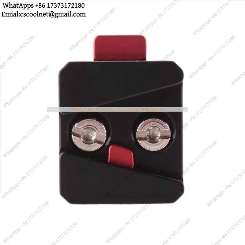 k06 KK-B2-1/4 Universal V Mount Battery Quick Release Plate Adapter Portable Single Base for PTZ and Camera Black