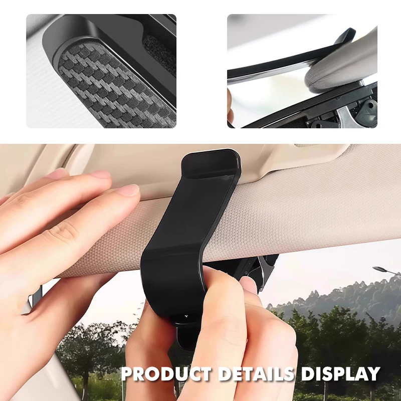 Car Glasses Case Sunglasses Holder Sunglasses Storage Clip Card Ticket For Skoda Rapid Octavia Derivative Enyaq-iV VisionS Yeti