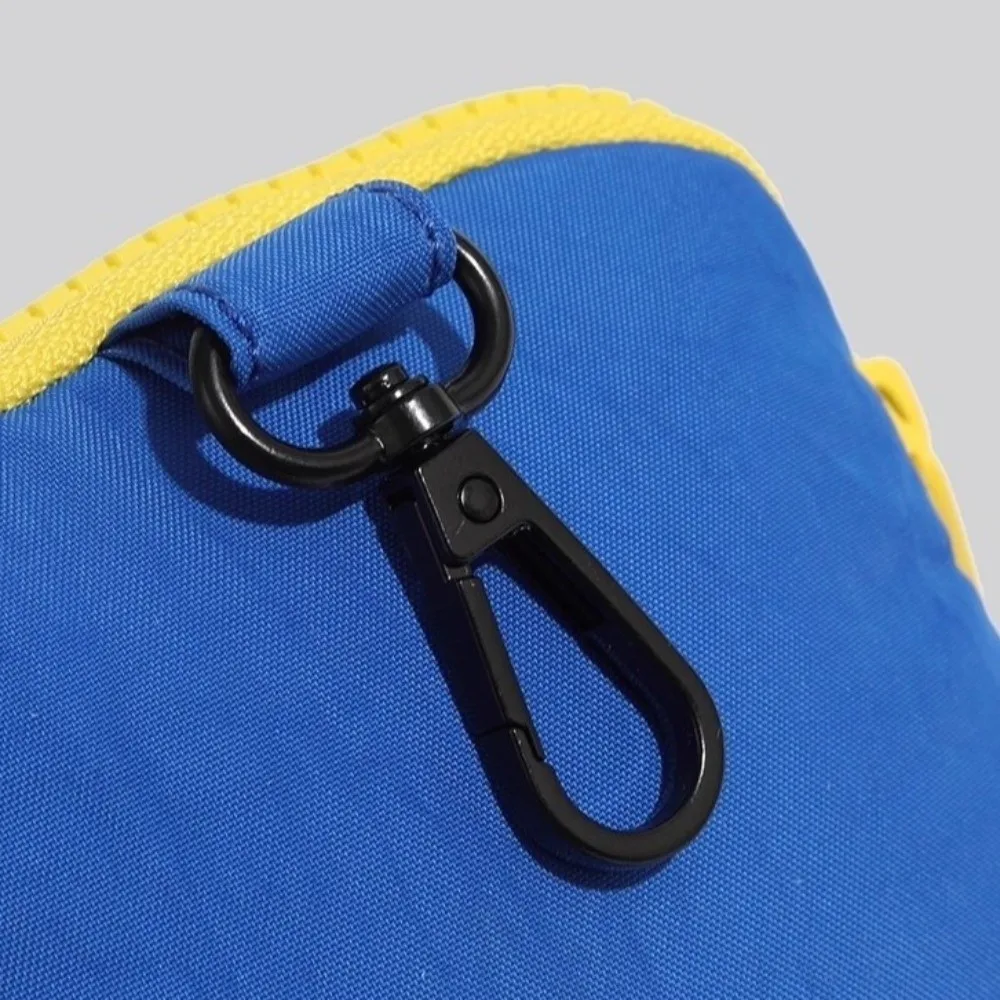 

Stylish Portable Storage Bag Color-blocking Design Portable Zipper Small Hanging Bag Durable Multi-functional Earphone Case Coin