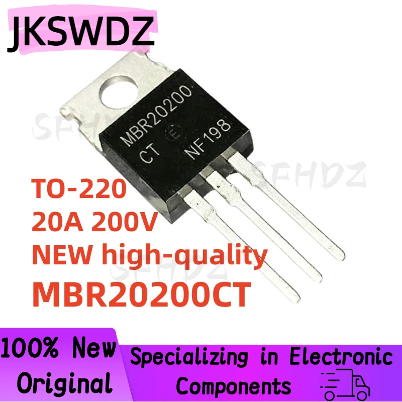 

10/20/50PCS NEW high-quality MBR20200CT MBR20200 MBR20200C TO-220 B20200G 20A 200V Best Quality In Stock