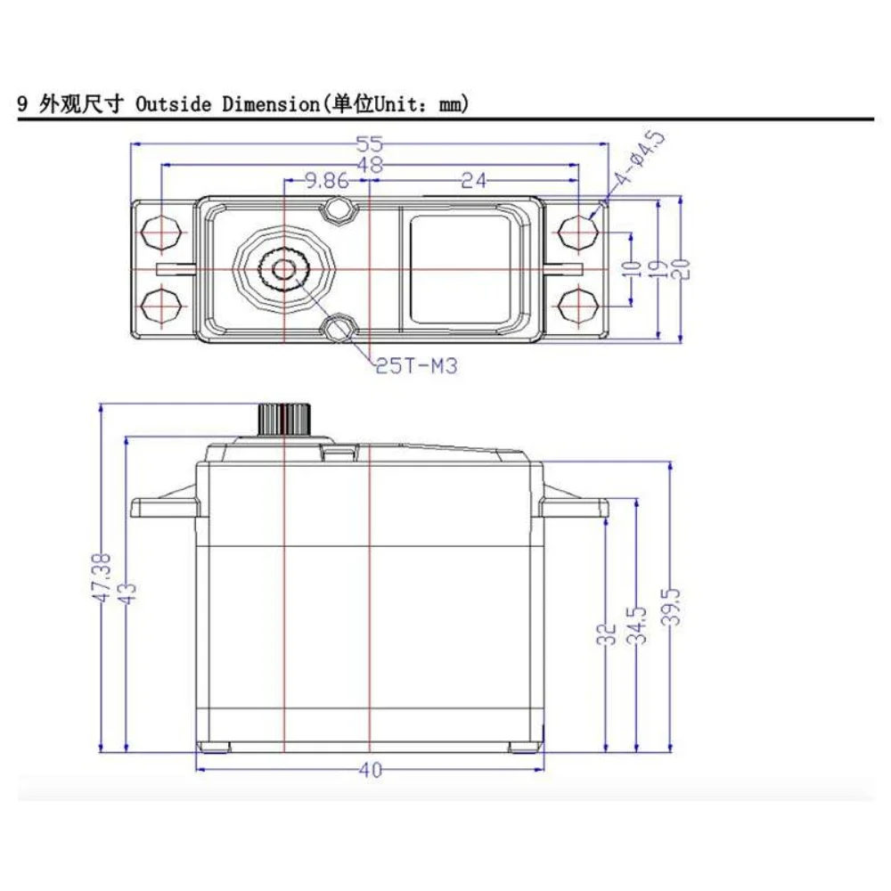 1/2/4 قطعة 35 كجم FT5330M الرقمية RC محرك معزز 7.4 فولت 180 درجة باجا ميتال جير مقاوم للماء ل 1/8/10 RC التحكم عن بعد الانجراف سيارة