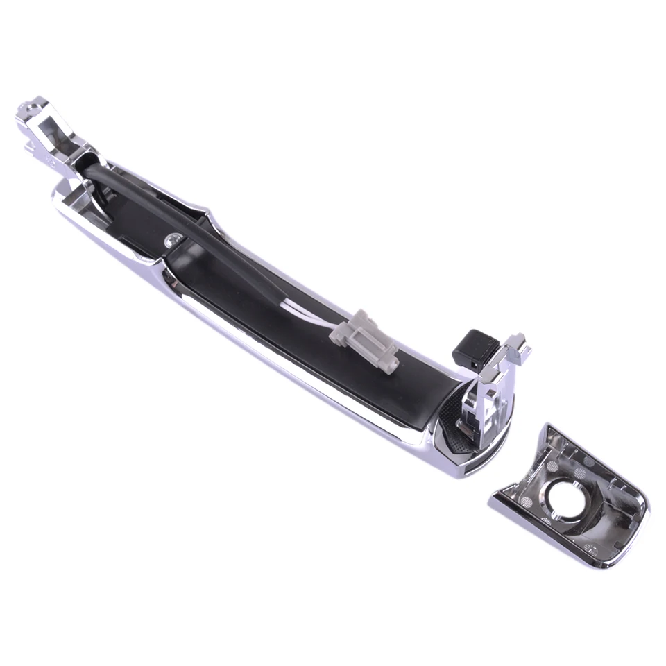 MIROZO Front Left Door Handle – Fits 2008-2014 Nissan Murano, Silver, Bolt-On, Replaces 80640-1AA0B / 80640-3NA0A / 80640-3SG0A, 1-Yr Warranty