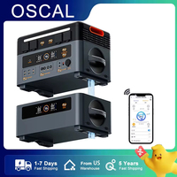 Oscal 2400W Portable Power Station 1872wh LiFePO4 Battery 16 Outputs Power Bank Battery Pack Fast Charging App Control LED Light
