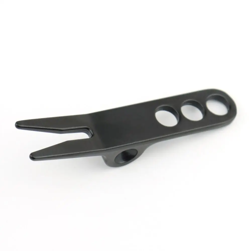 

Zinc Alloy Golf Divot Pitch Repairer Tool Pitchfork Switchblade Golf Fork Three Pores Lifting Hole Golf Divot tool