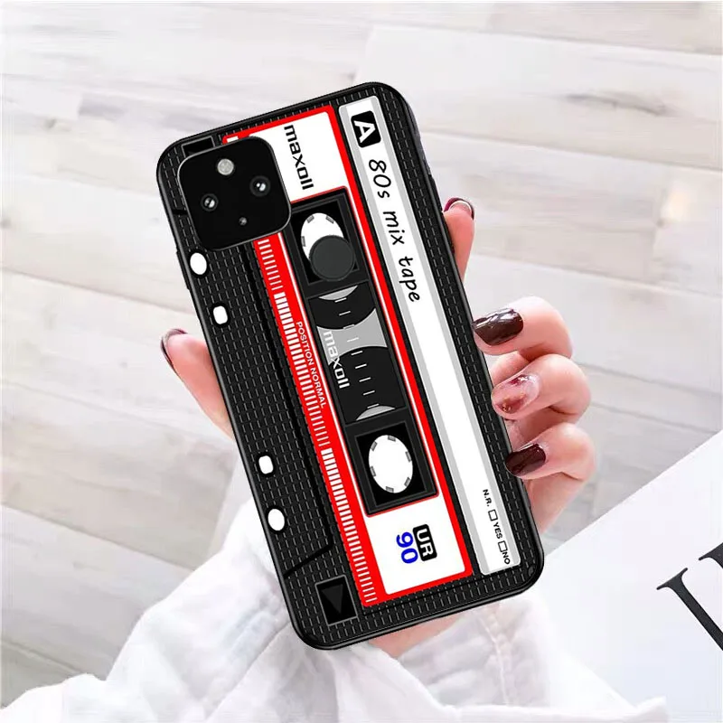 Vintage Cassette Tape Retro Phone Case for Google Pixel 10 9 Pro XL 9A 8 7 6 Pro Pixel 8A 7A 6A Pixel 8 7 6 5 Funda