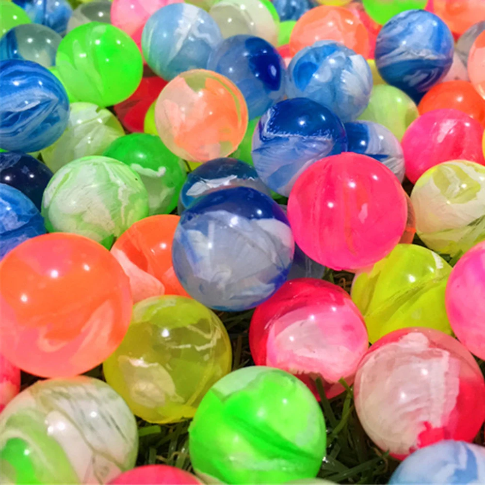 เกมกีฬา Mini Bath ของเล่นของเล่นตลก Swirl ลูกกระโดดยาง Neon Bouncing Balls Bouncing Balls Cloud Bouncy Balls