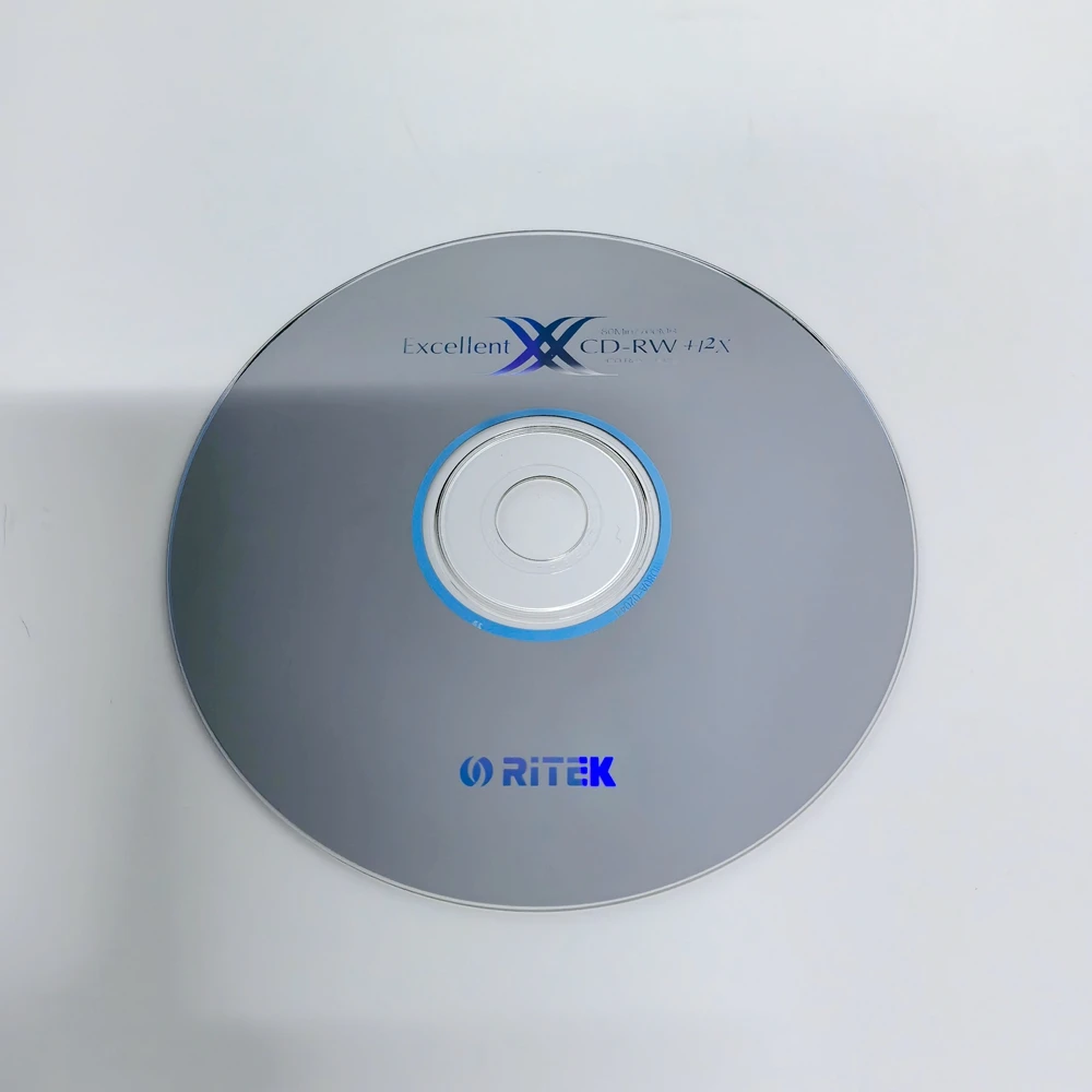 Ritek 50PCS BOX CD-RW 4-12X 80Min 700MB Rewriteable Blank Discs Full Box Wholesale Price