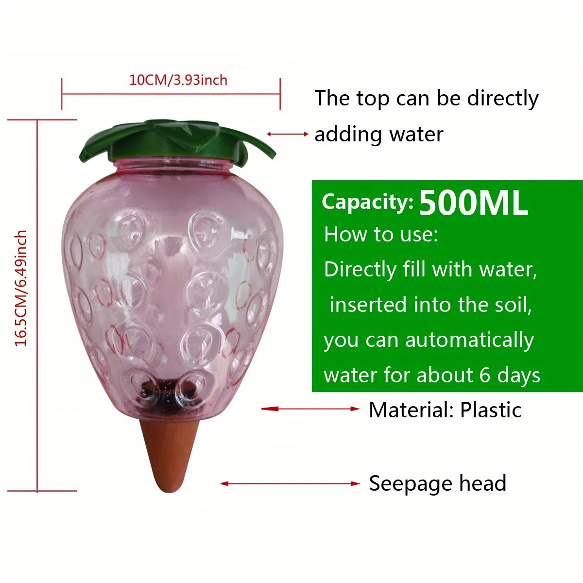 Fotografia 3: 2 pçs ferramenta de rega automática sistema de rega de irrigação por gotejamento interior vasos flor planta waters para jardim casa
