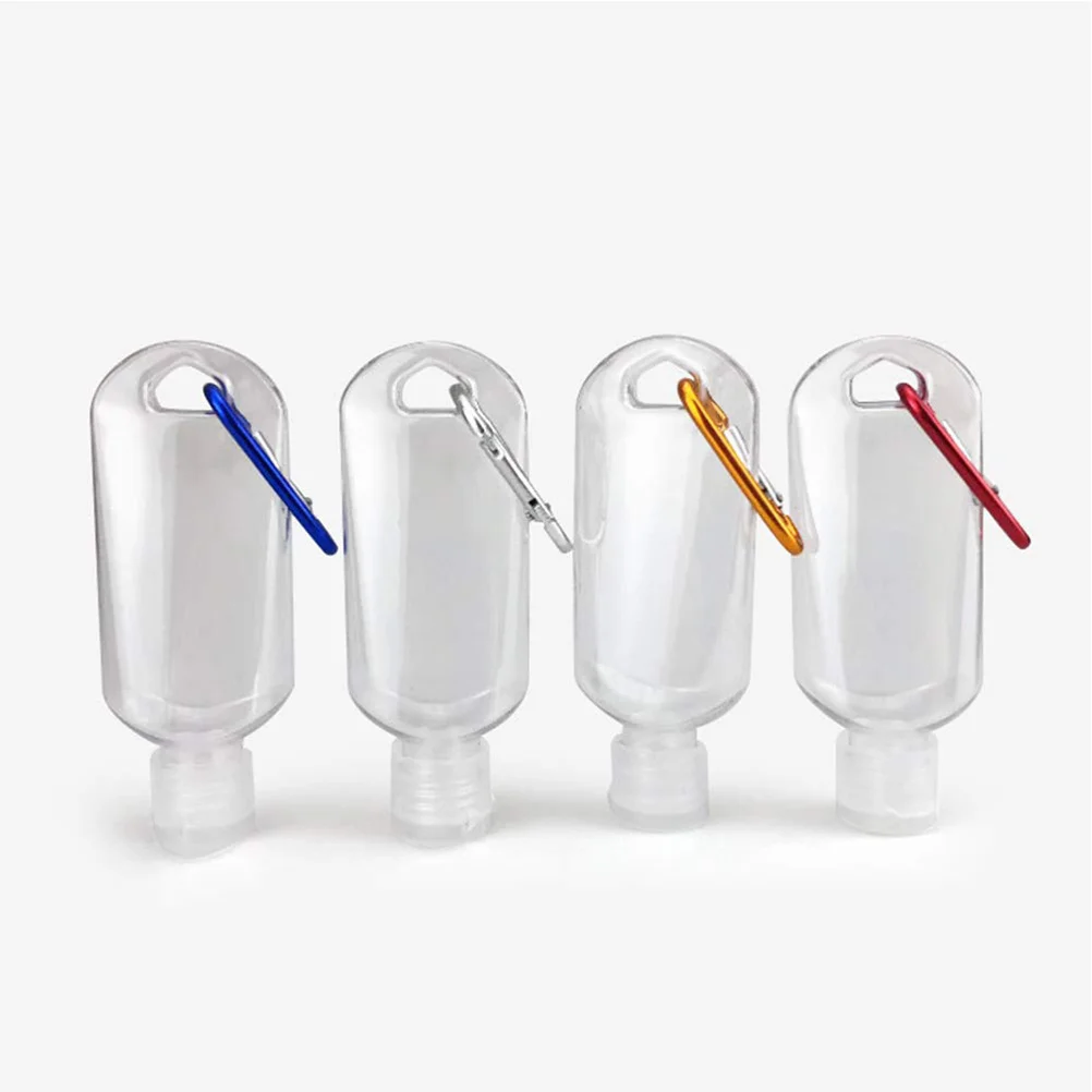 

6Pcs Hook Bottles Refillable Travel Organizer Packing Liquid Shampoo Body Wash Lotion Press Bottles Hand Bottle