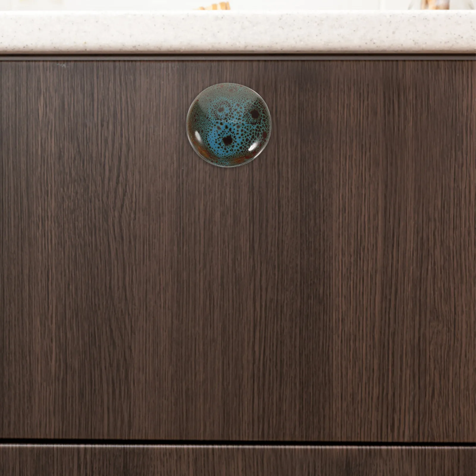 6Pcs Ceramic Cabinet Handles Knobs for Cabinets Drawers Closets Bedroom Furniture Update Ceramic Knobs