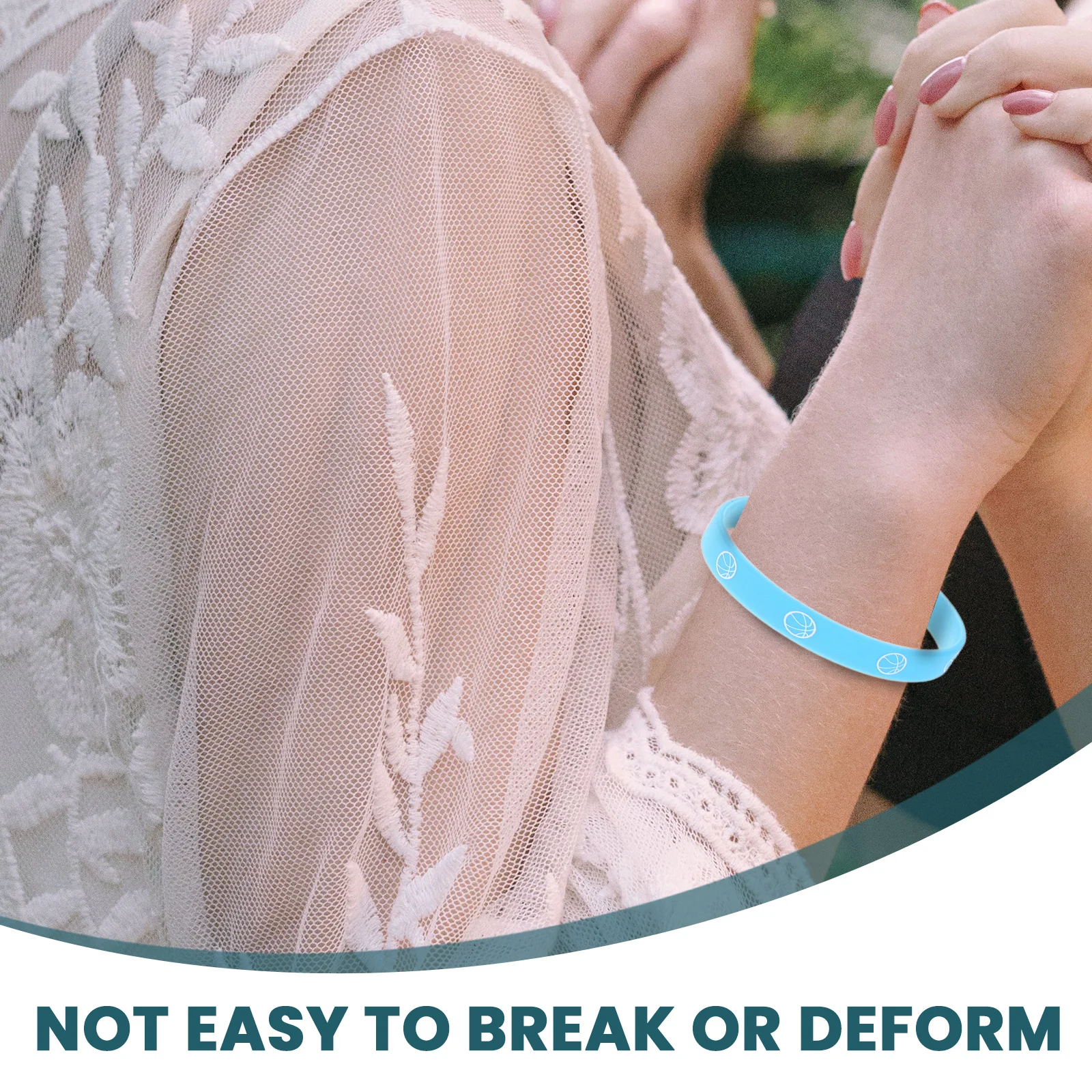 16 pulseras de silicona unisex pulseras elásticas para hombres mujeres correas decorativas de moda para eventos al aire libre