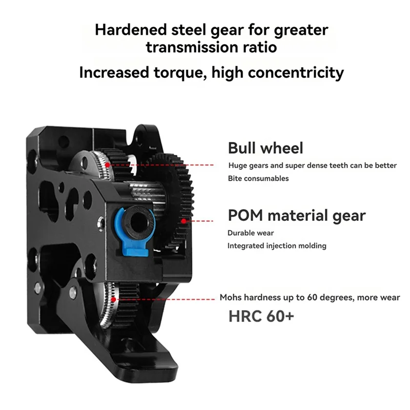 Extrusieaccessoires AB Extrusiekopaccessoires 2.4 0.1 Speciale tandwiel met hoge precisie VORON