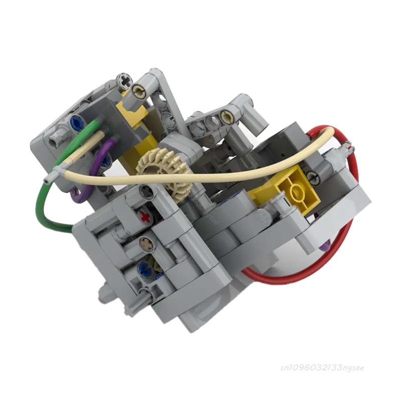 Nuevo motor neumático MOC personalizado V2 Compatible 47225 piezas neumáticas tanque de aire cilindro bomba interruptor manguera aire potencia ladrillo juguete