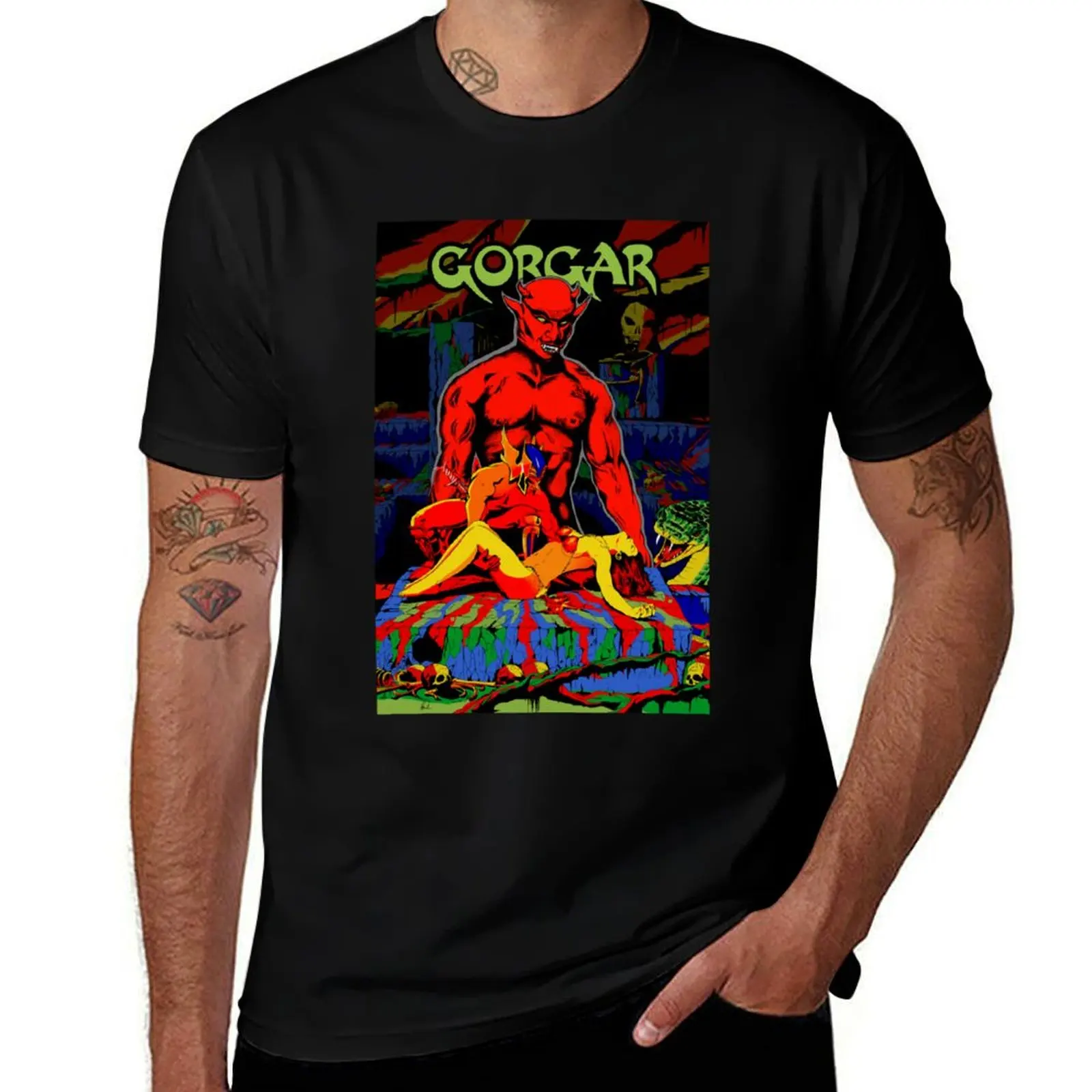 Gorgar Pinball T-Shirt Sports Casual Breathable Tee Shirt T-Shirt
