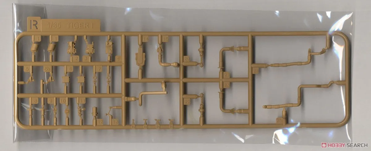 Rye Field RM2007 Serie di aggiornamento in scala 1/35 Set Parti di tubazioni motore per Tiger I con kit modello di assemblaggio di giocattoli per hobby interni completi