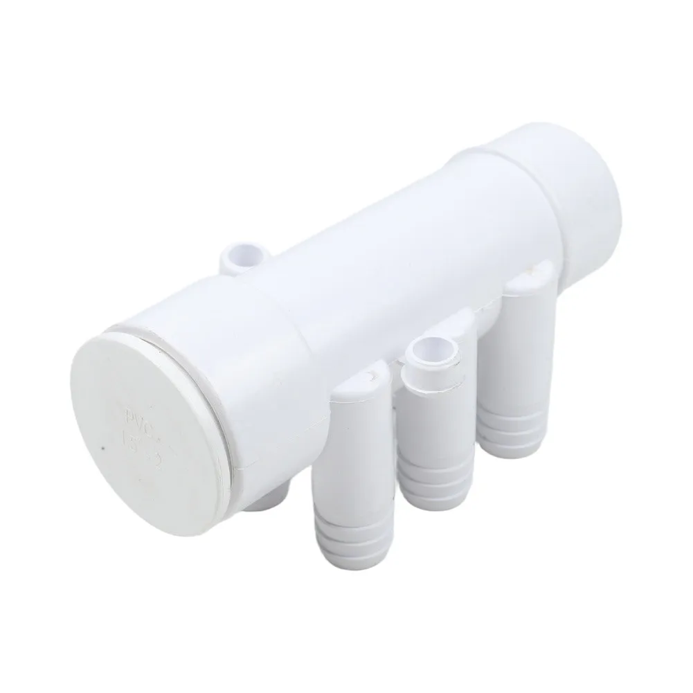 PVC Water Distributor Spa Water Manifold Easy Installation Balanced Distribution White Finish For 1.5 Inch Pipe