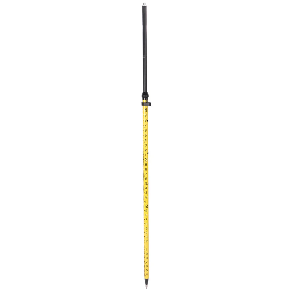 Surveying Equipment Snap-Lock GPS Rover Surveying Pole 2 Meter Aluminum GPS Pole GP200SC-AA GPS/GNSS Aluminum Rover Pole