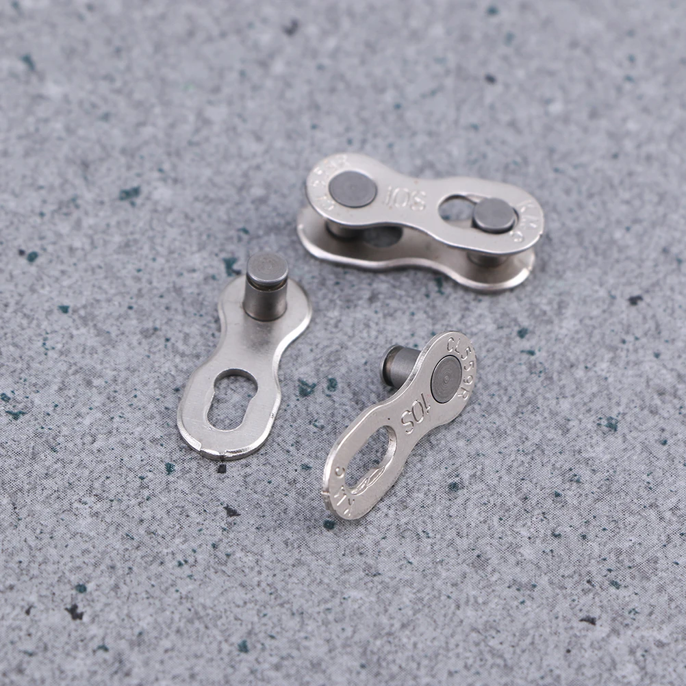 

3 Pairs Bike Chain Buckle Buckle Accessories for Smooth Durable Bike Chain Joint Links Connector Adapter Cycling