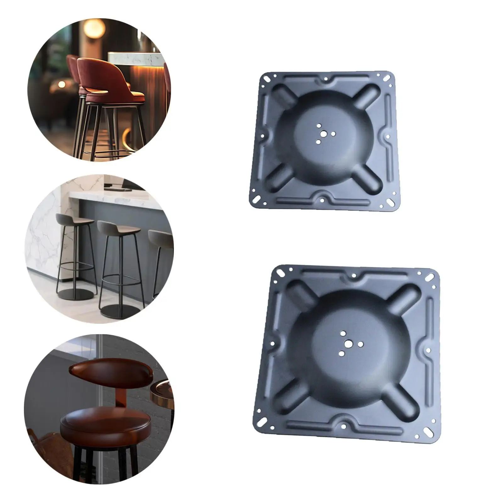 Bar Stool Mounting Plate Easy Installation Metal Furniture Leg Mount Plate