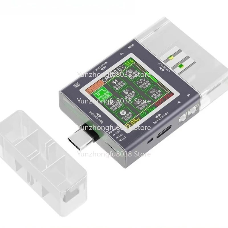 

Type-c Digital Display Voltage Ammeter USB Tester PD3.1 Fast Charging Protocol Detection Decoy 48V