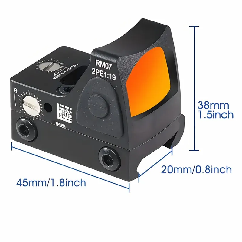 

Red Dot Sight Red Dot Scope R-M-R Sight With 20mm Mount Black
