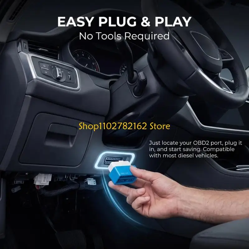 547B Vehicle Power Enhancer Power Upgrades Oil Saving OBD2 Auto Oil Saver Reduces Oil Consumption