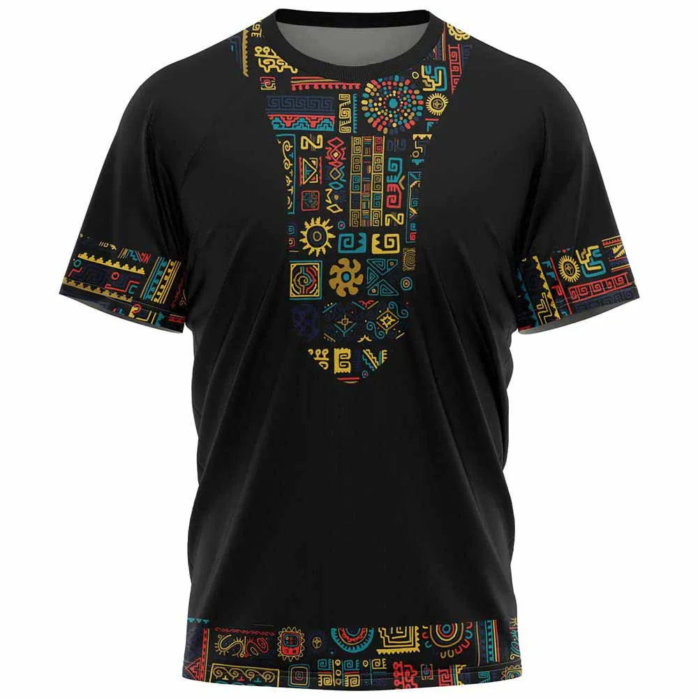 New Ethnic Tribal Dashiki T-Shirts African Patterns 3D Print Men Women Short Sleeve T Shirt Harajuku Y2k Tees Tops Kids Clothing