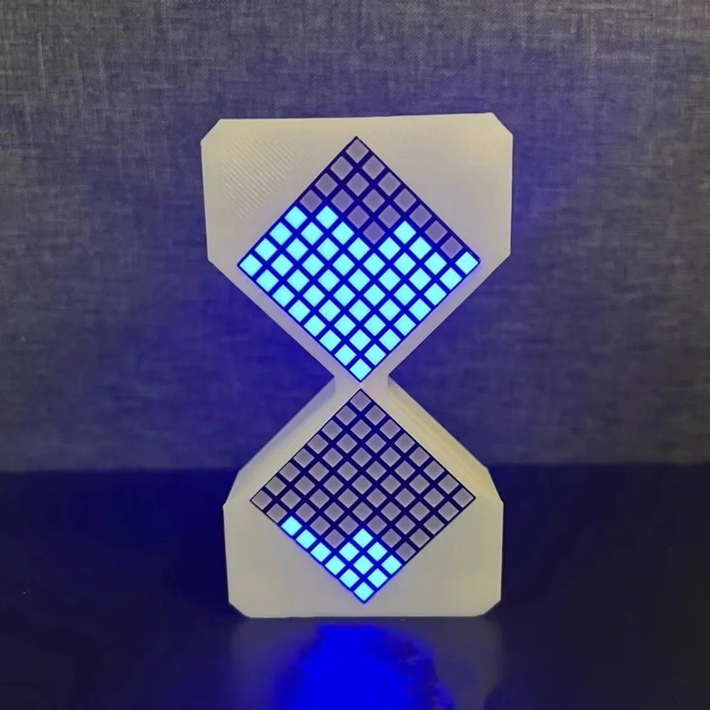 Cyber Style LED Electronic Hourglass 1-30 Min Timer with Gravity Sensing DIY Digital Sand Clock Home Decoration Decompress