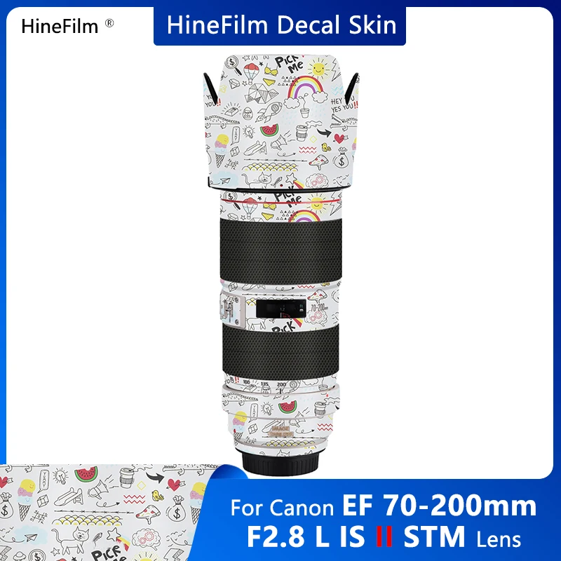 

For Canon EF 70-200 F2.8 II Lens Sticker Decal Skin 70200 f2.8 Wrap Cover for Canon EF 70-200mm f/2.8L IS II USM Lens Cover Film