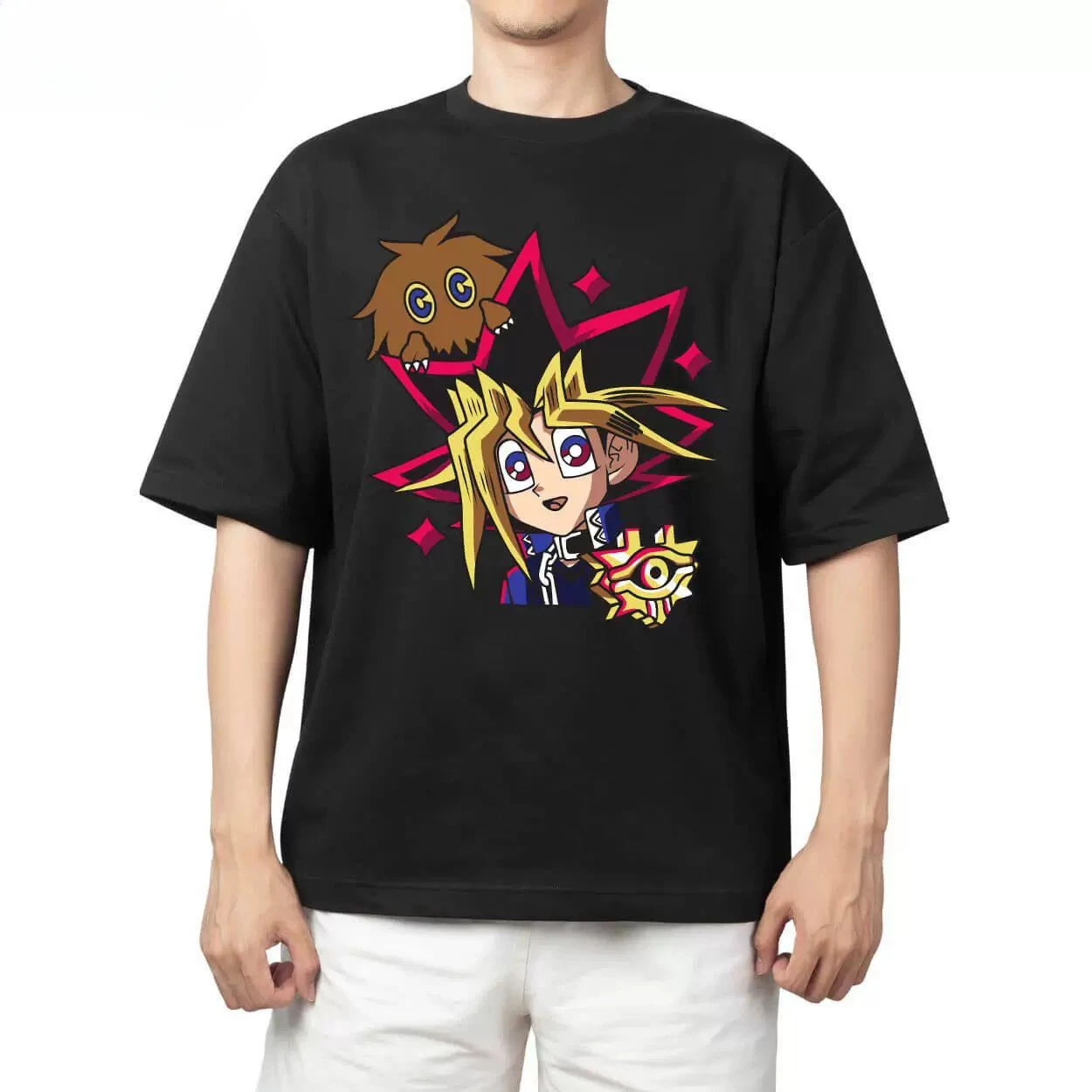 Anime Yu-Gi-Oh! T Shirts Men Women Clothing Fashion Hip Hop Short Sleeve T Shirt Summer High Quality Cotton Oversized Tshirt
