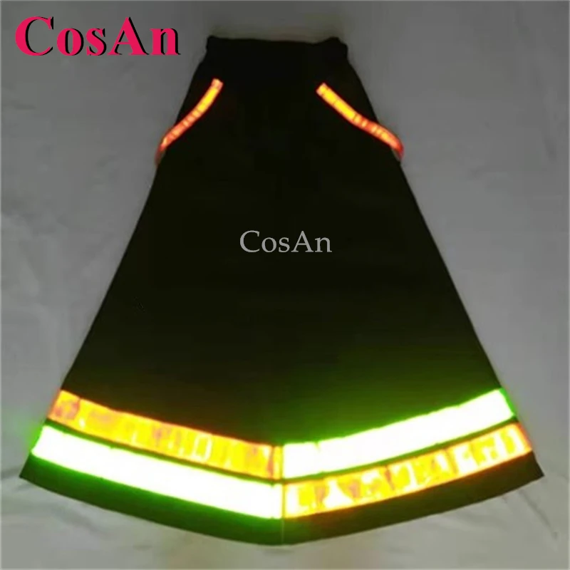 CosAn موضة ساحة الرقص AUS نمط شبح الرقص السراويل ملبورن خلط السراويل جرس قيعان تأثير عاكس بنطلون جديد