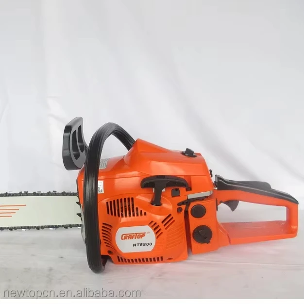 

ATV&UTVHard Work Chain Saw 54.5cc 5800 2 Stroke Chainsaw with Alloy Guide Bar for Ecuador