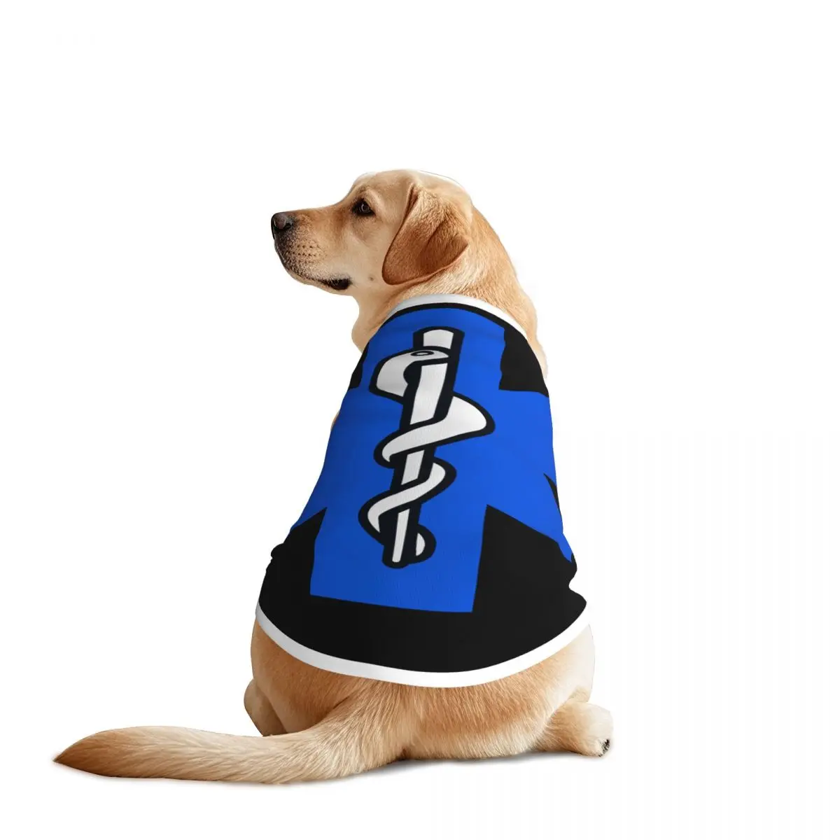 Ropa personalizada para perros Emt Star Of Life, chalecos finos transpirables para médico paramédico, ambulancia, chaqueta grande para perros, accesorios para mascotas