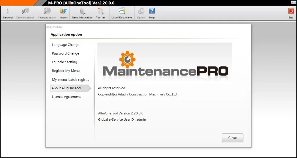 TruckEPC3 HITACHI M-PRO ALL IN ONE TOOL v2.20.0.0 [ Expire to 2099 Tier-4 ]