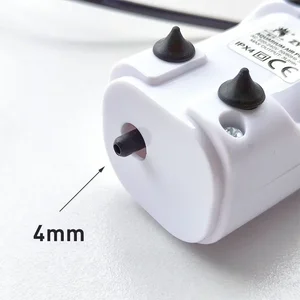 Bomba de aire de acuario silenciosa de 3W Compresor de aire de peces ultra silencioso 220V-240V 110V Bombra de burbujas para oxigenación del acuario 10 Mejores compresor de aire del acuario de ventas - №9