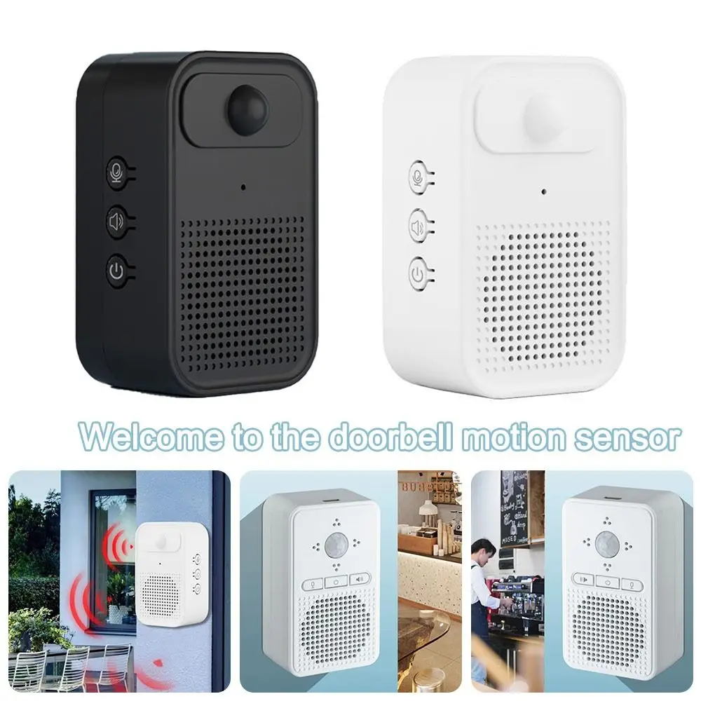 New Wireless Smart Doorbell Waterproof Alarm System Access Alarm Store Entrance Voice Announcement Welcome Doorbell