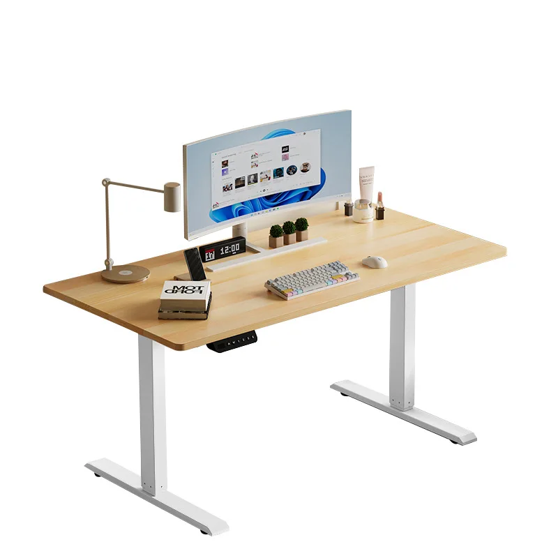 

Pure solid wood, lifting table, standing, desk, computer, learning, smart, electric
