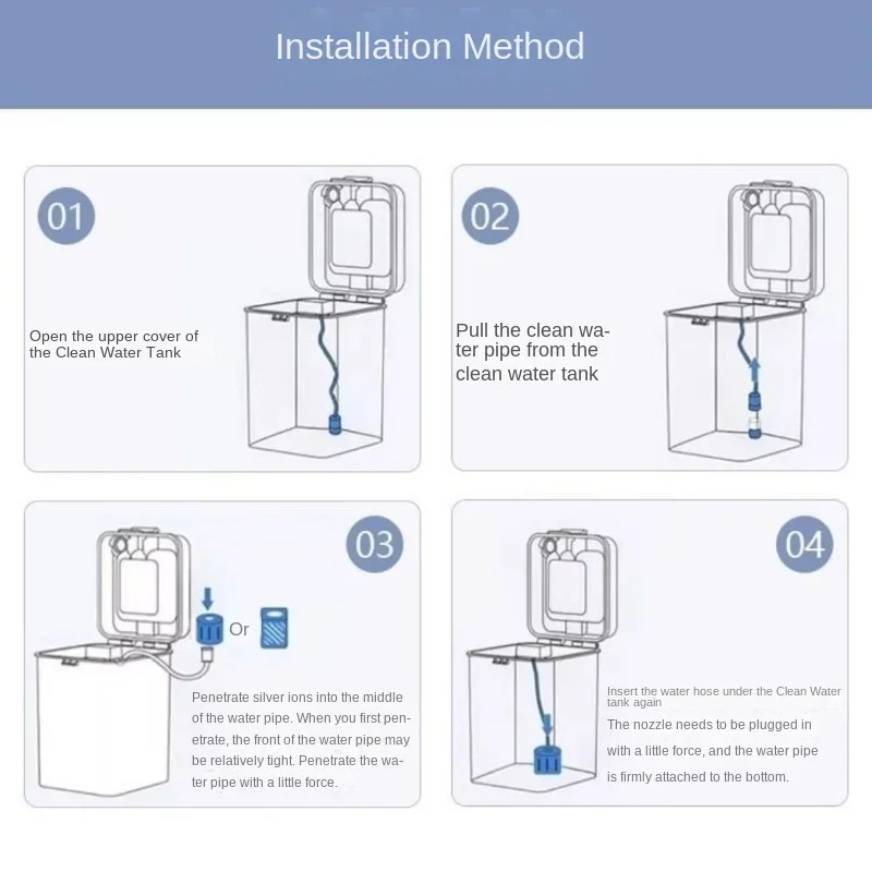 Original silver ion sterilization module for Dreame L20 Ultra/X10/X20/X30 series accessories,Mova G30 Pro/G30 Ultra black module