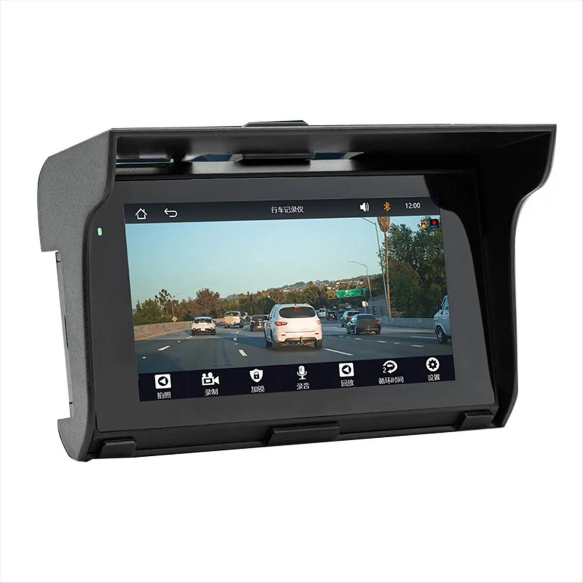 ▶✔▃AC762-5 Inch Portable Motorcycle Navigator MP5 Player Wireless Carplay Android Car Motorcycle Radio Portable Multimedia