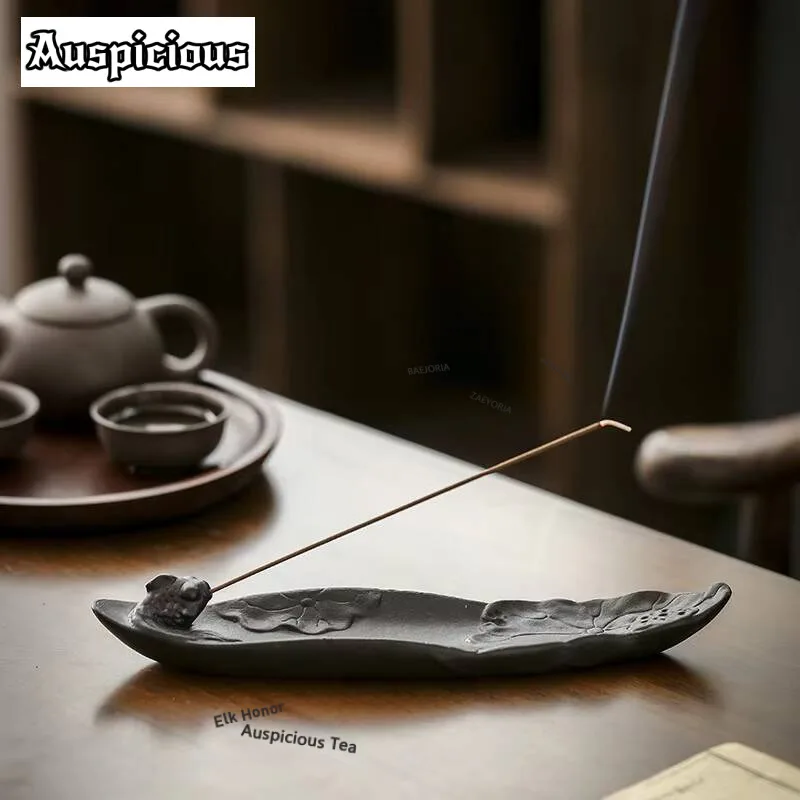 Creative Fish Head Insertion Ceramic Incense Holder Retro Line Mist Smoking Steamers Scented Aromatic Candles Cha Supplies Gift