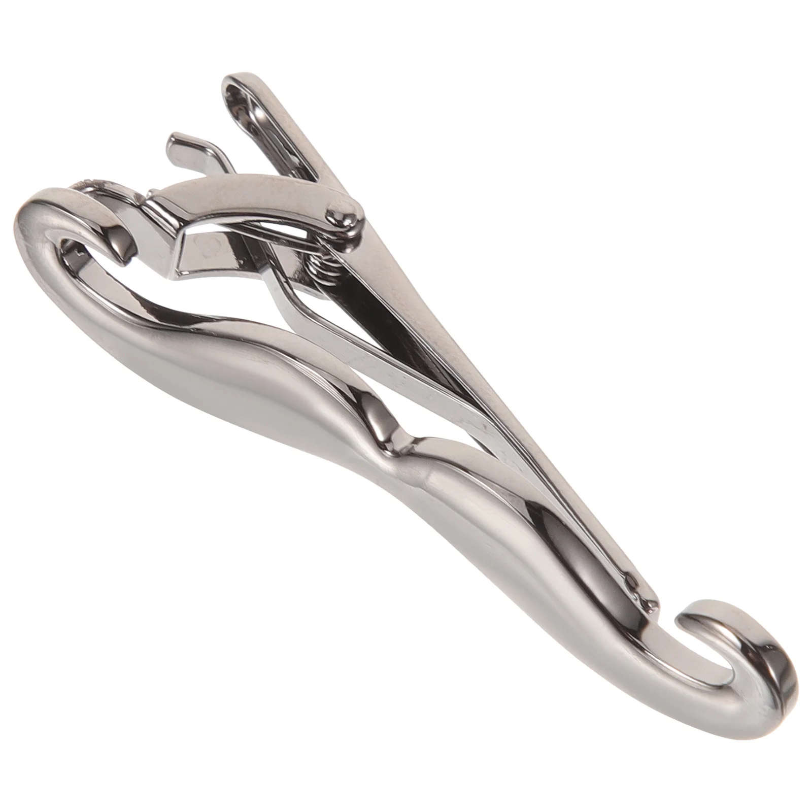 

Business Tie Clip Beard Shape Necktie Clip Men Suit Shirt Accessory Wedding Office Party Necktie Bar Tie Clasp