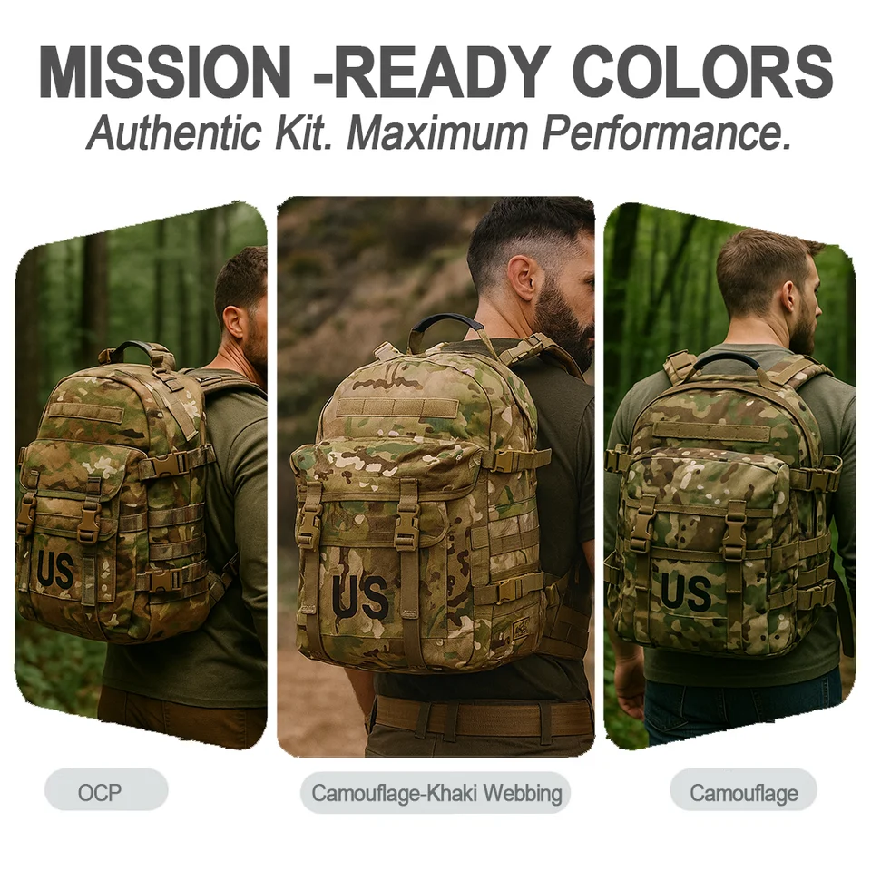 AKmax Military Army MOLLE II Tactical Assault Backpack – Rifleman