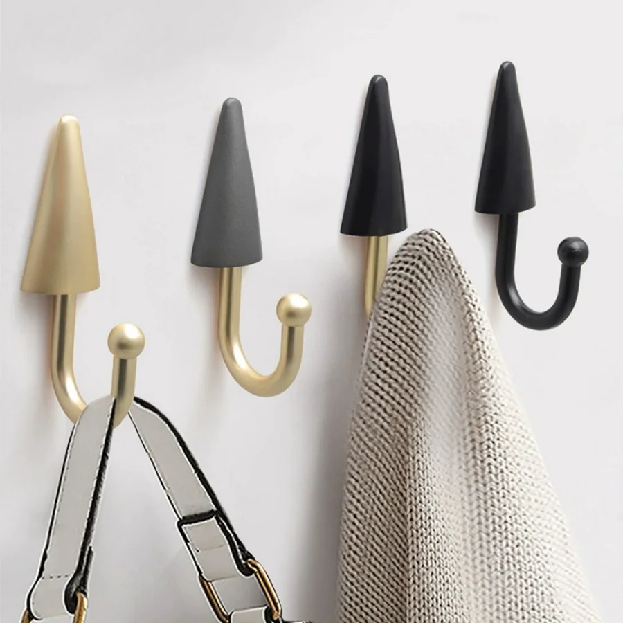 خطافات حائط من سبائك الزنك للحمام والمطبخ والمدخل والخزانة - تصميم موفر للمساحة يحمل المعاطف والمناشف وحقائب الظهر والقبعات والمفاتيح