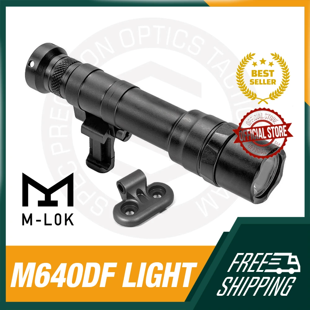 Tactical SF M640DF M640V DUAL FUEL Scout Light PRO M640 DF 1500 Lumens LED Weapon Light IPX7 With Picatinny And Mlok Mount