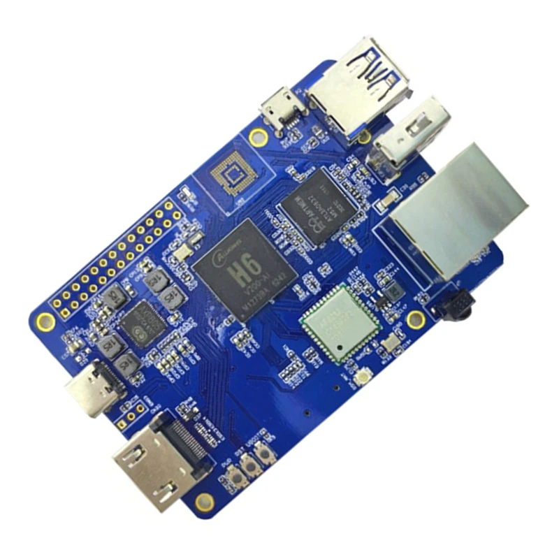 Placa de desarrollo Lctech Pi H6, placa de desarrollo AI Open Source Maker, compatible con Linux y Android para Raspberry Pi
