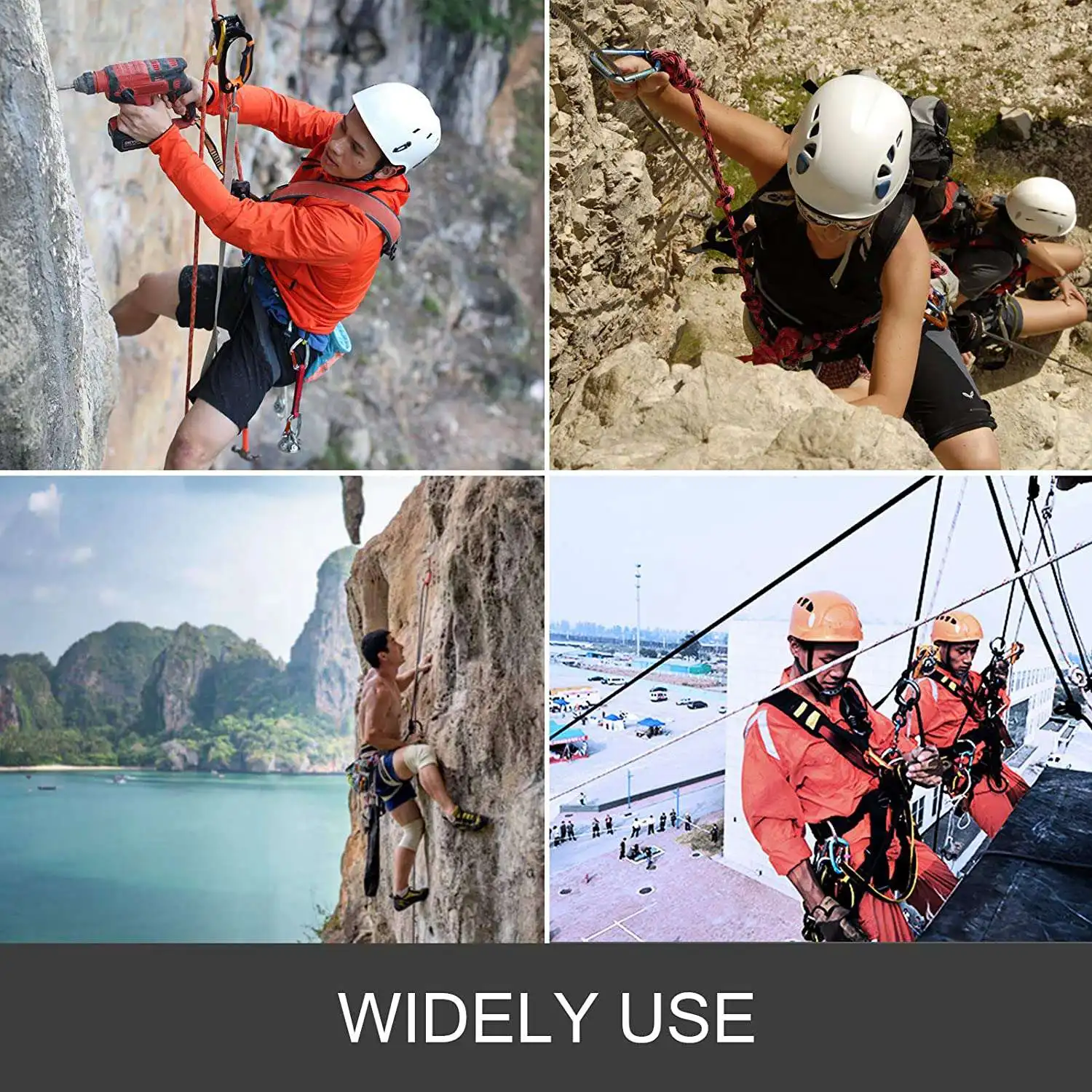 Steel Wire Core Flip Line Kit Adjustable Climbing Positioning Rope for Arborists Climbers Tree Climbers Outdoors LPY