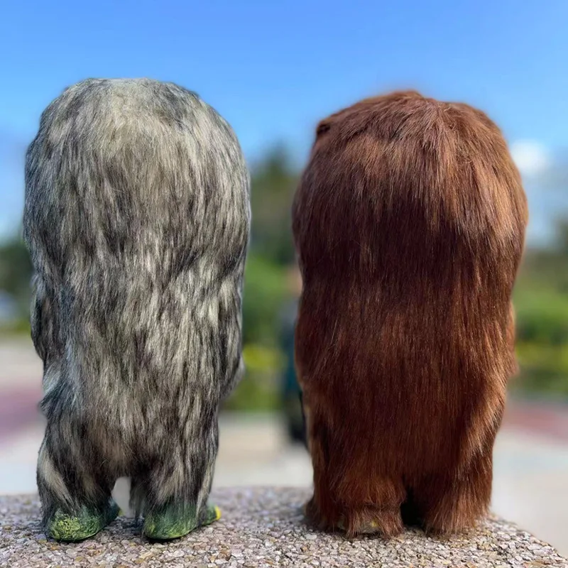 P-Jsmen Halloween Critters Rubber Hair Plush Doll Ornament Kids Adult Birthday Gift Plushies Stuffed Animal Latex Doll